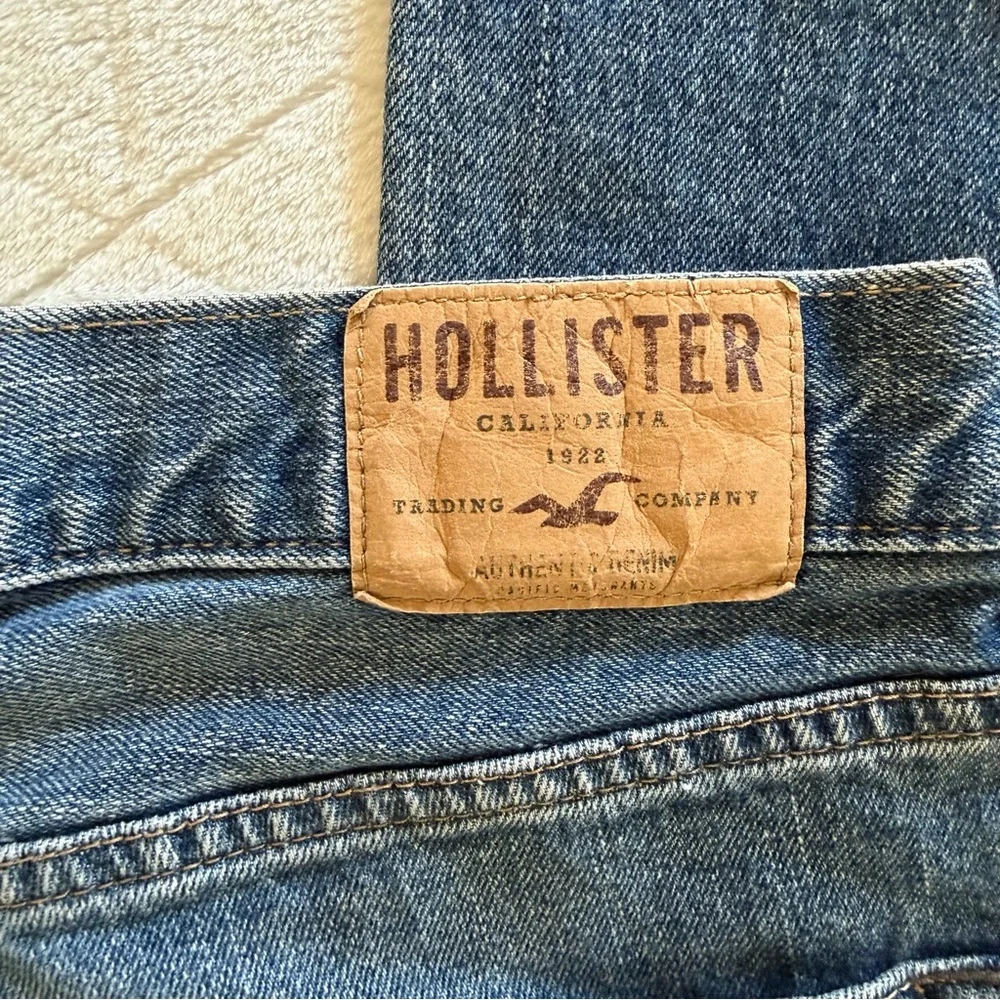 Hollister Vintage Boomer Low Rise Slim Boot Denim Jeans Mens 36x32